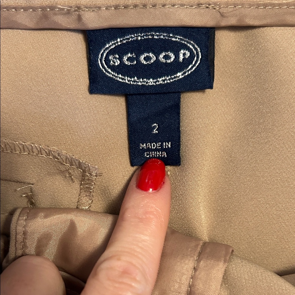 Scoop Tan Women's Pants - Picture 3 of 4